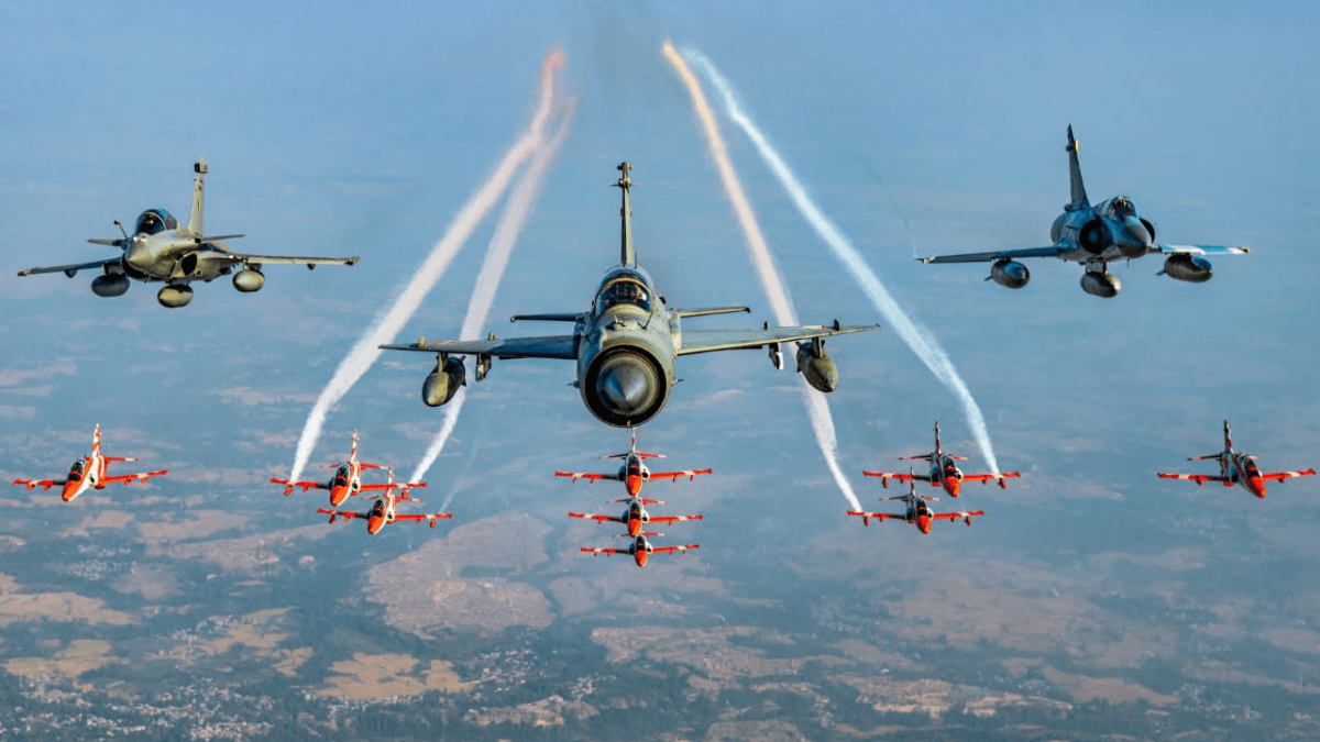 Air Force Day Parade Commences At Hindon Air Force Station