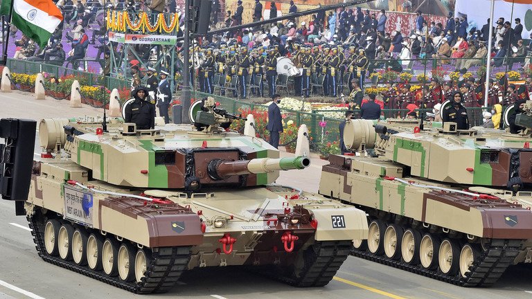 Arjun Mk1 during 73rd Republic Day parade